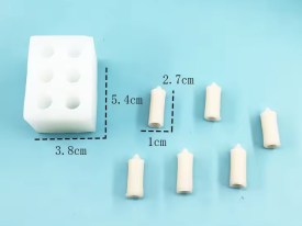 Molde silicona 6 mini velitas